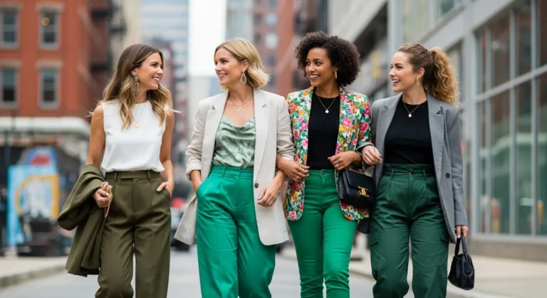 What to Wear with Green Pants and a Blazer for Polished Looks