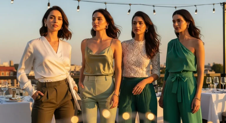 What to Wear with Green Pants for Dinner for an Elegant Vibe