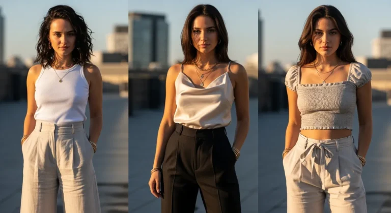 What to Wear with High Waisted Pants for Petite Frames?