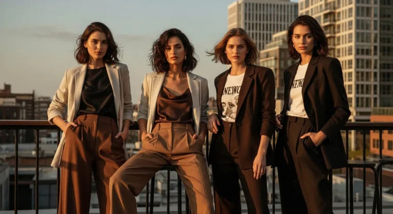 What to Wear with Brown Pants and a Blazer for Chic Style
