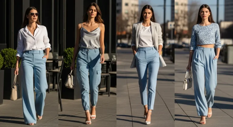 What to Wear with Light Blue Pants for Fresh Casual Looks