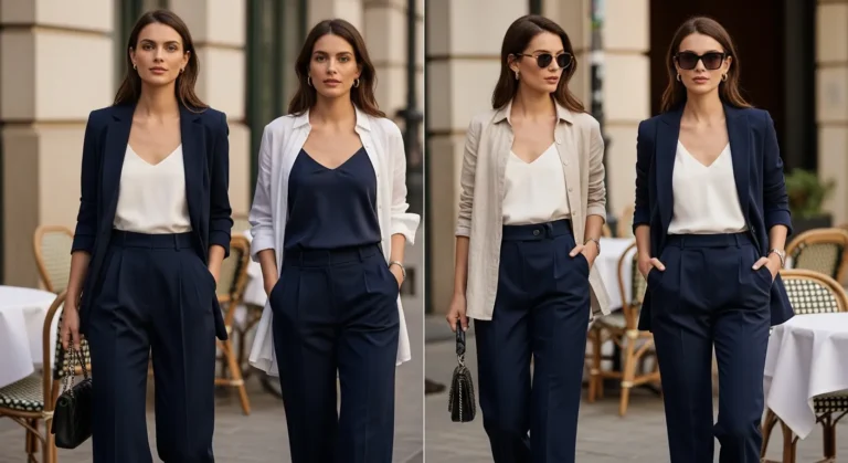 What to Wear with Navy Pants for a Clean Polished Style