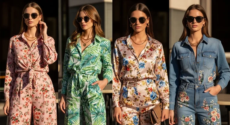 What to Wear with a Floral Shirt and Pants for Cute Style?