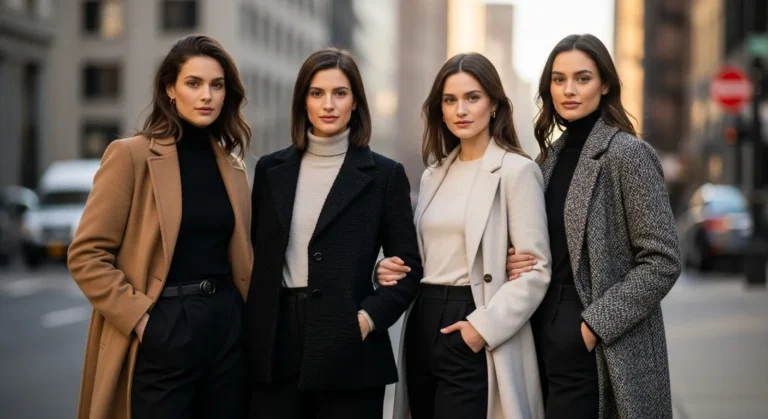 What to Wear with Black Pants and a Coat for Elegant Winter Fits?
