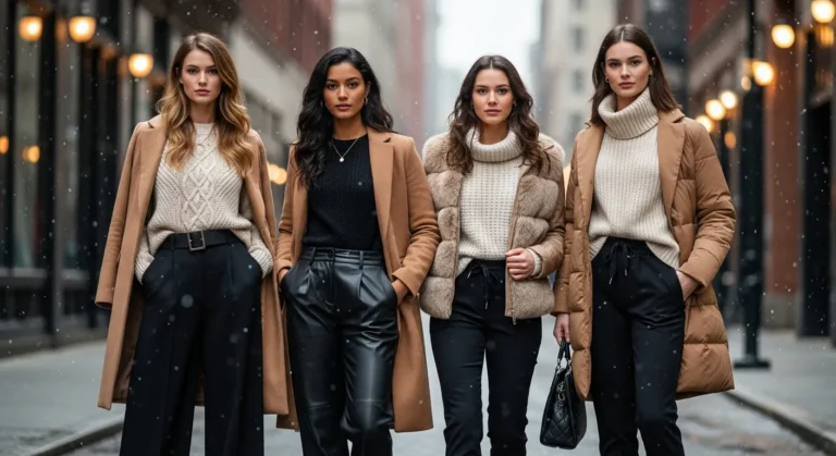 What to Wear with Black Pants in Winter for Cozy Stylish Outfits