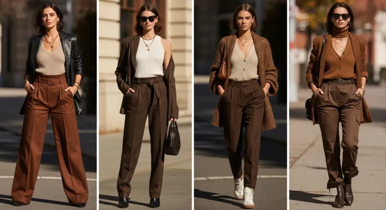 What to Wear with Brown Pants for a Perfect Fall Outfit
