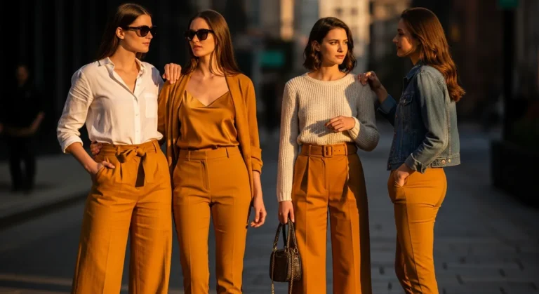What to Wear with Mustard Pants for Warm Chic Style