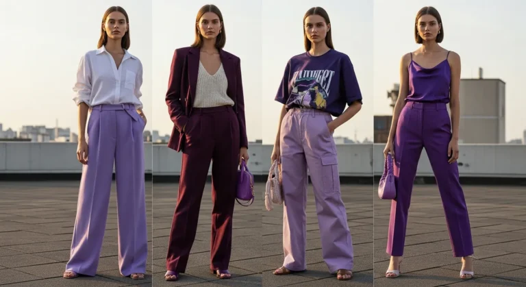 What to Wear with Purple Pants for Stylish Statement Looks