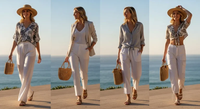 What to Wear with White Pants for Vacation for Effortless Style
