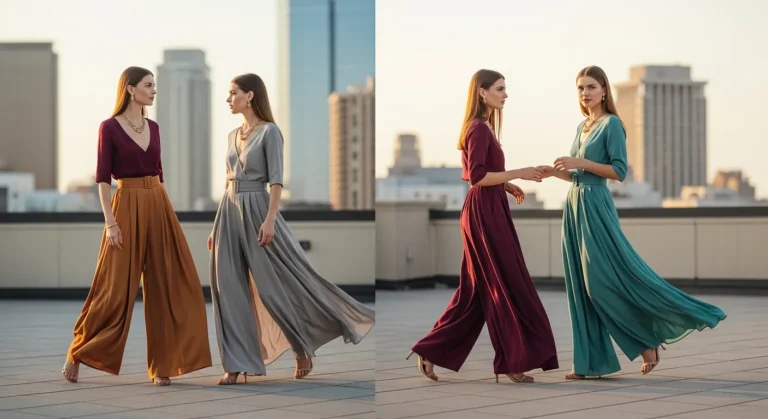 What to Wear with Wide Leg Pants for a Formal Occasion?