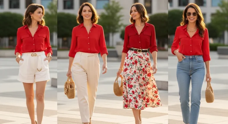 What to Wear with a Red Shirt for Stylish Everyday Outfits