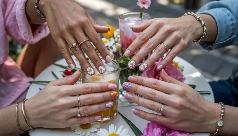Summer Flower Nail Art for Cute Seasonal Designs