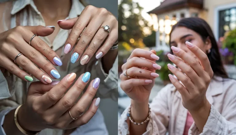 Summer Pastel Nails for Soft Aesthetic Nail Looks