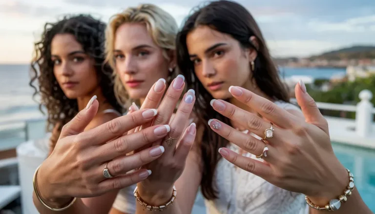 Summer French Tip Nails for Classy Summer Styles