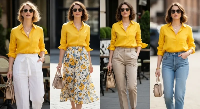 What to Wear with a Yellow Shirt for Bright Everyday Style