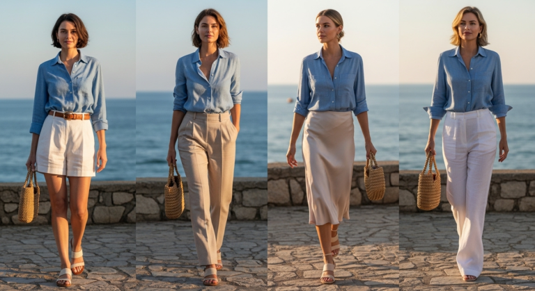 What to Wear with a Light Blue Shirt for Fresh Chic Outfits