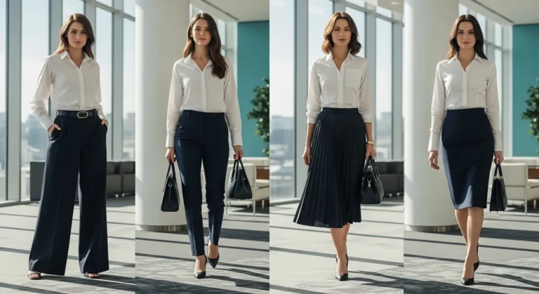 What to Wear with a White Shirt for the Office Professionally