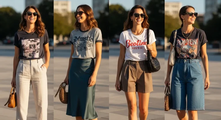 What to Wear with a Graphic Tee for Trendy Casual Outfits