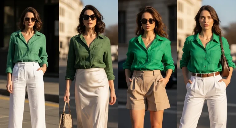 What to Wear with a Green Shirt for Effortless Chic Looks?