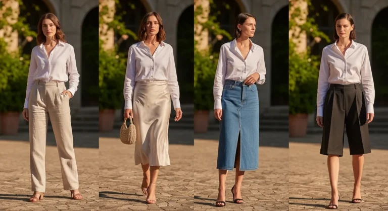 What to Wear with a White Shirt for Timeless Chic Outfits
