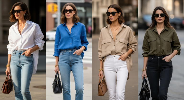 What to Wear with an Oversized Shirt and Jeans for Effortless Style