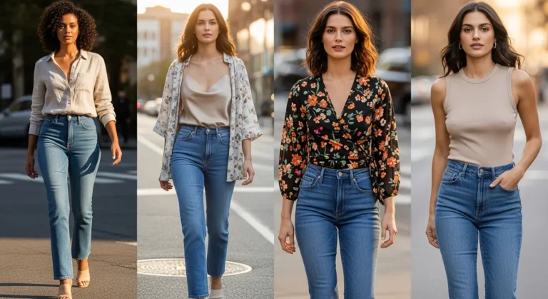 What to Wear with High Waisted Jeans for Flattering Style
